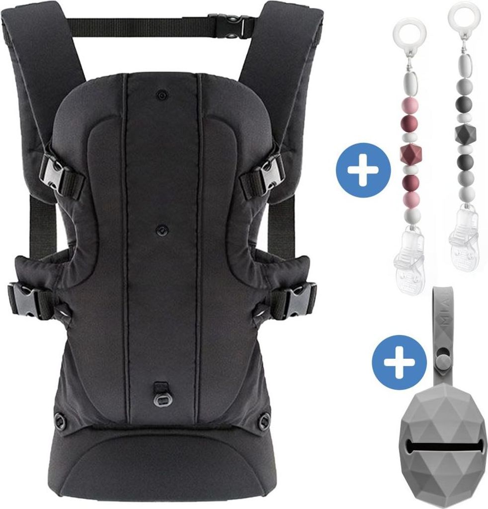 Fillikid Babytrage Walk 4in1 inkl. Silikon-Schnullerbox