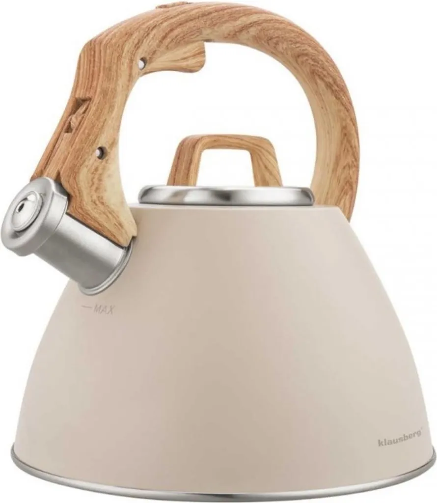 Klausberg 64823 Bollitore Fischio 2.5L Acciaio Inox Induzione Cucina