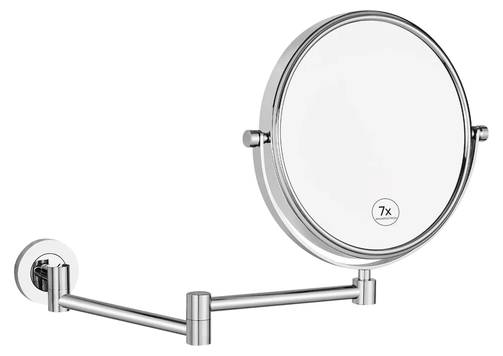 Miroir de salle de bain mural grossissant pour maquillage et rasage