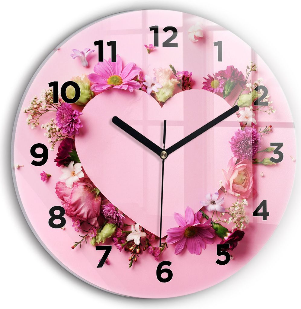 Wallfluent Wanduhr – Stilles Quarzuhrwerk - Uhr Dekoration Produktbild 