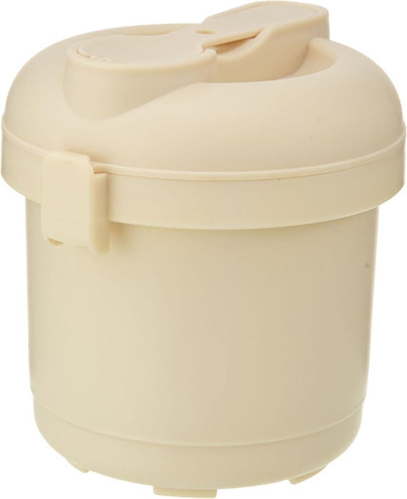 Reiskocher für die Mikrowelle, BPA-freier Kunststoff-Dampfgarer mit Verschlussdeckel für lockeren Reis, 585 ml, mikrowellengeeigneter Lebensmitte...