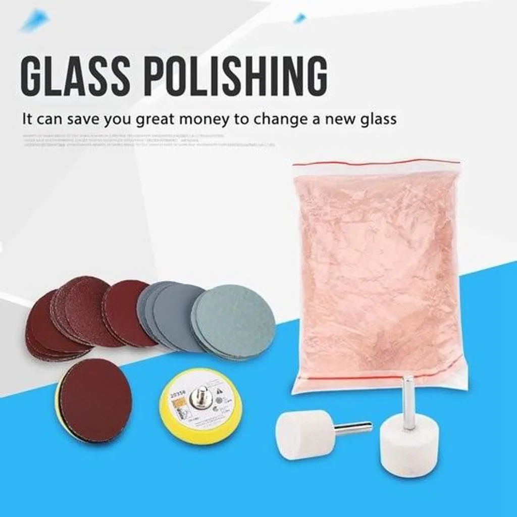 Comment enlever rayure sur vitre ? Kit polissage verre oxyde de cérium - 7