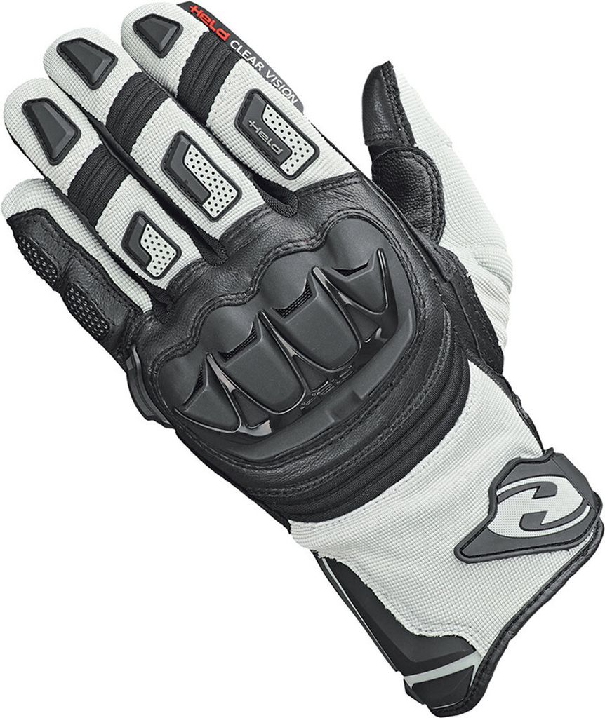 Held Sambia Pro Motorrad Handschuhe, grau/schwarz, L-12