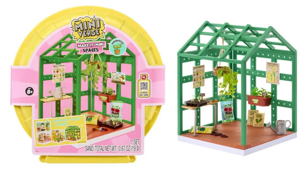 Activité manuelle Miniverse Spaces pour créer une serre miniature à 8 ans