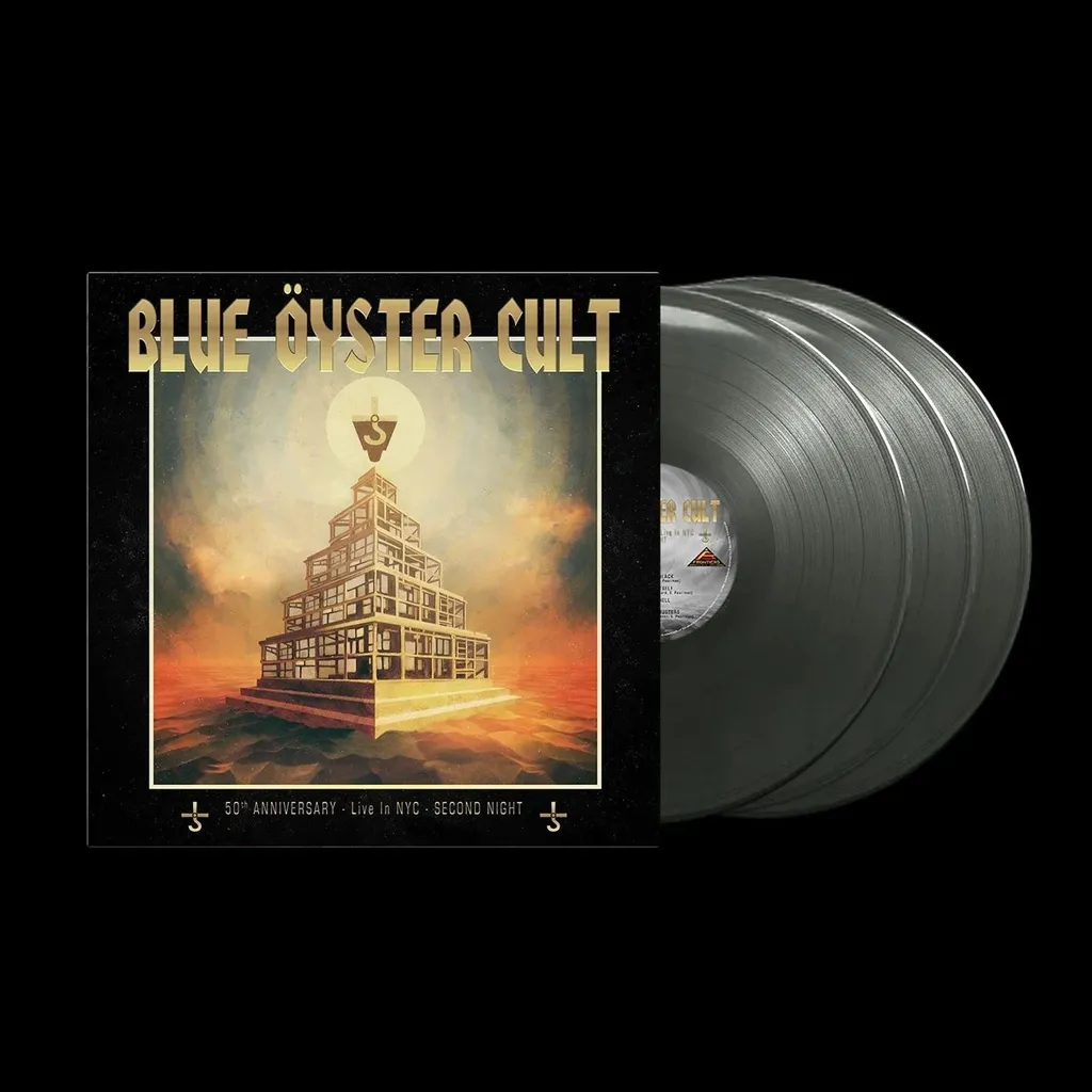 Album Live Blue Öyster Cult 50e Anniversaire à New York en Triple Vinyle LP