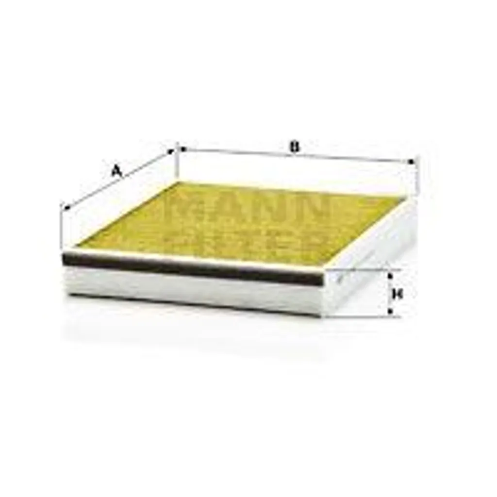 Filtre habitacle FP 25 007 au charbon actif pour Volvo V40 et Transit