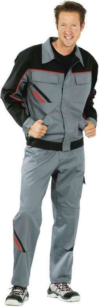 Planam Bundjacke Highline Gr. 54 schiefer/schwarz/rot