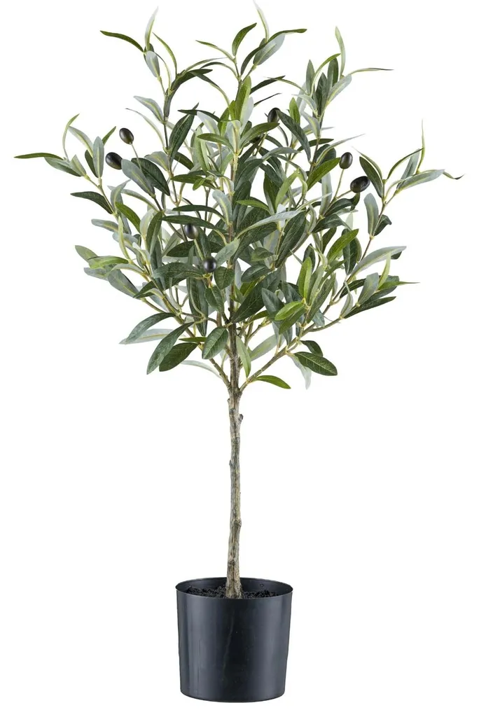 Olivier en pot artificiel haute qualité vert de taille 70cm