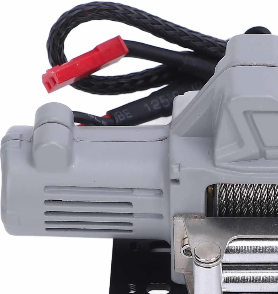 Treuil Électrique Métal pour Crawler RC 1/10 avec Câble Extension T-Plug - 2