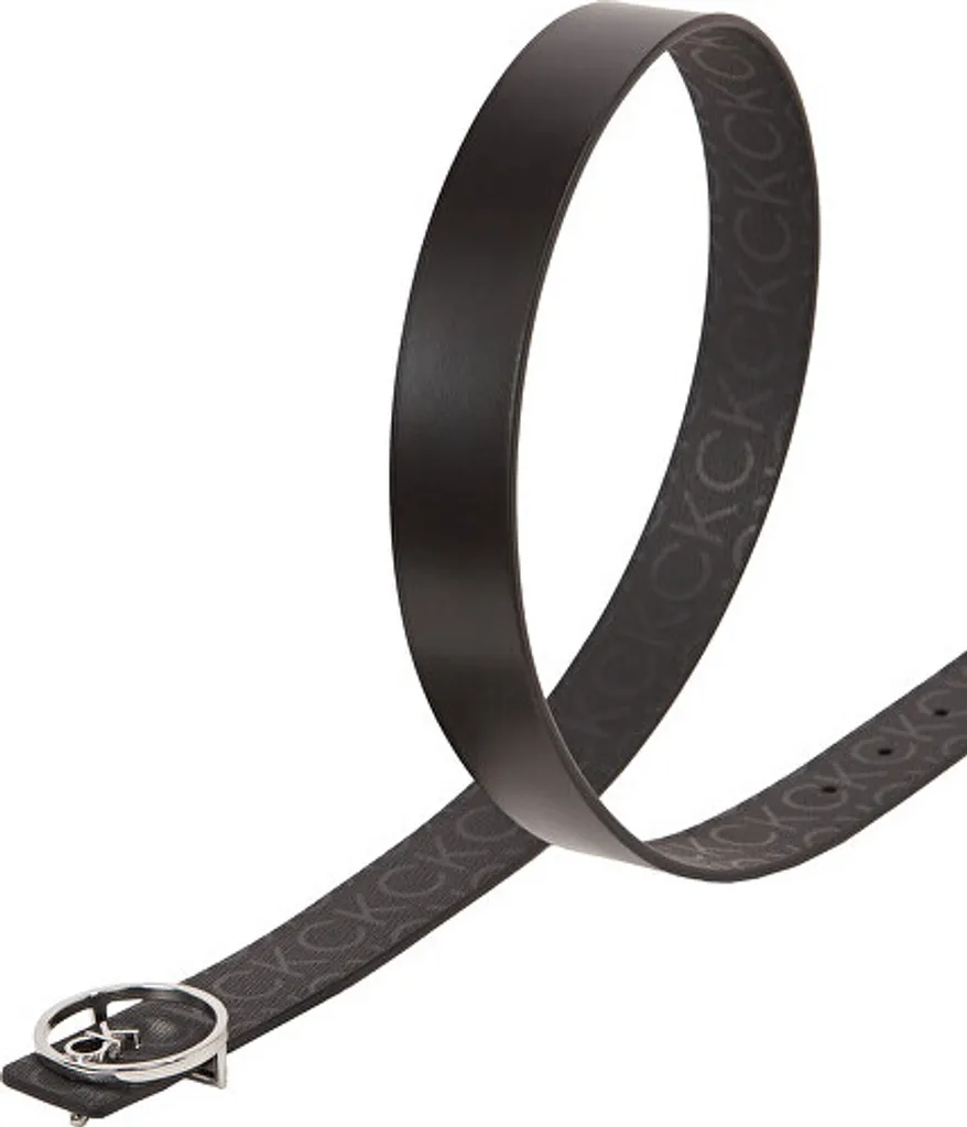 Cintura In Pelle Reversibile 2 In 1 - Colore Nero E Marrone, Fibbia Girevole, Larghezza 3,5 Cm, Lunghezza 100 Cm, Taglia Unica Adattabile Da 34 A 40, Elegante E Versatile
