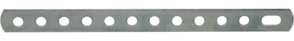 Feuillard perforé de montage 20 cm - Lot de 10 attaches multi-usages