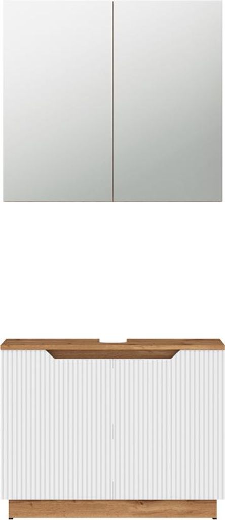 Badmöbel-Set Vicco Lotta Weiß 2 Teile, Model 59535
