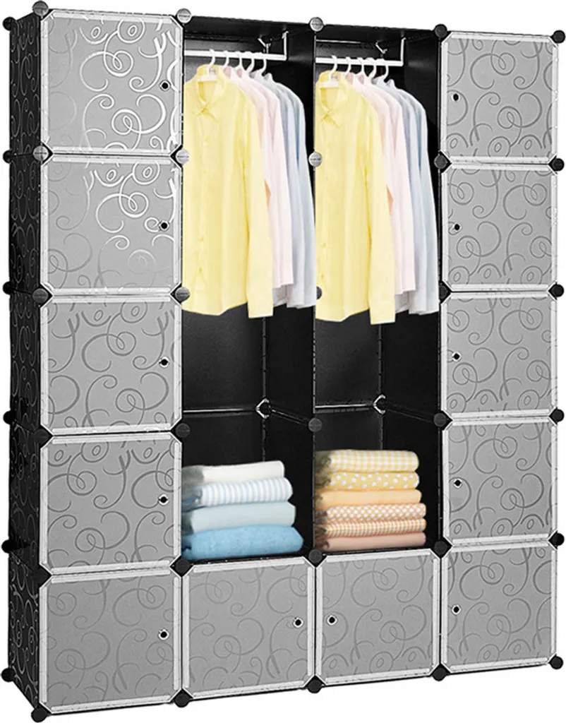Jiubiaz Guardaroba DIY Pegboard Armadio Bambini - Offerta Limitata
