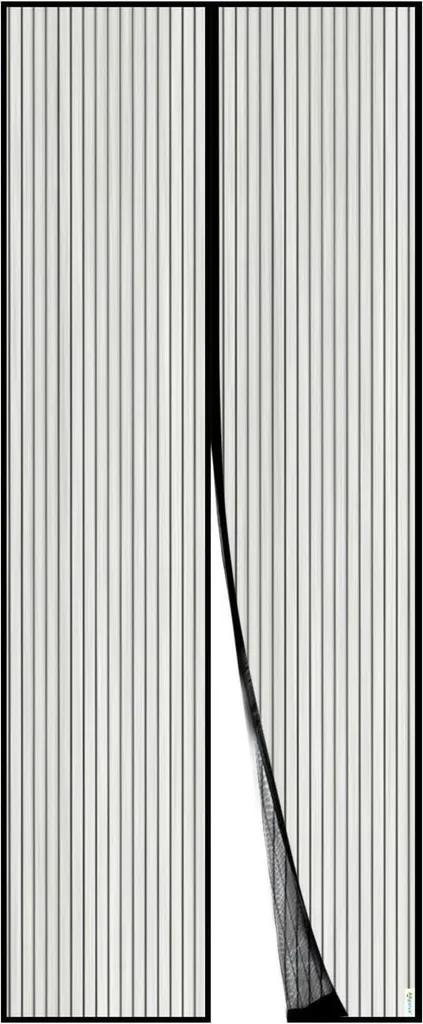 Stop aux moustiques : Moustiquaire magnétique 70x210cm pose sans trou