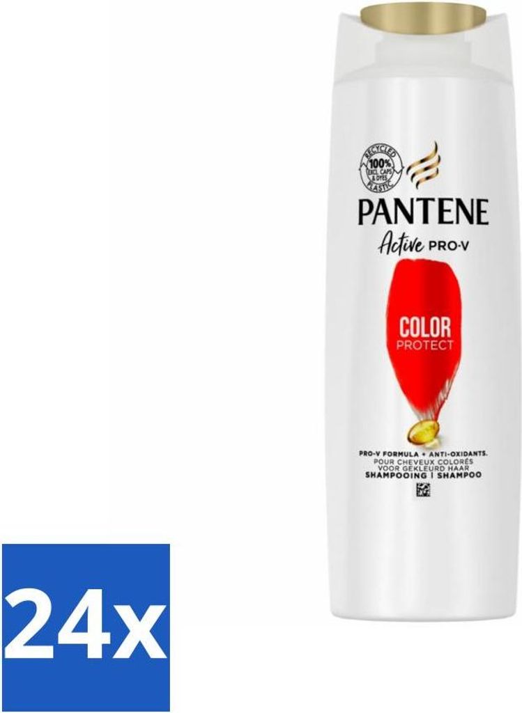 Pantene - Shampoo - Color Protect Volume - Farberhaltung und Volumen - Für coloriertes Haar - 225 ml - Vorteilspack - 24 Stücke