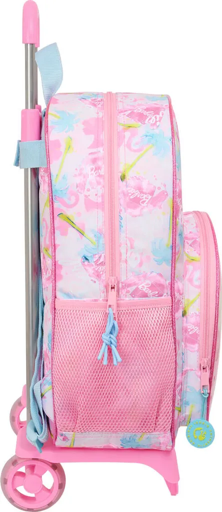 Cartable à roulettes Barbie Painterly pour Fille Primaire 33x42x14 cm