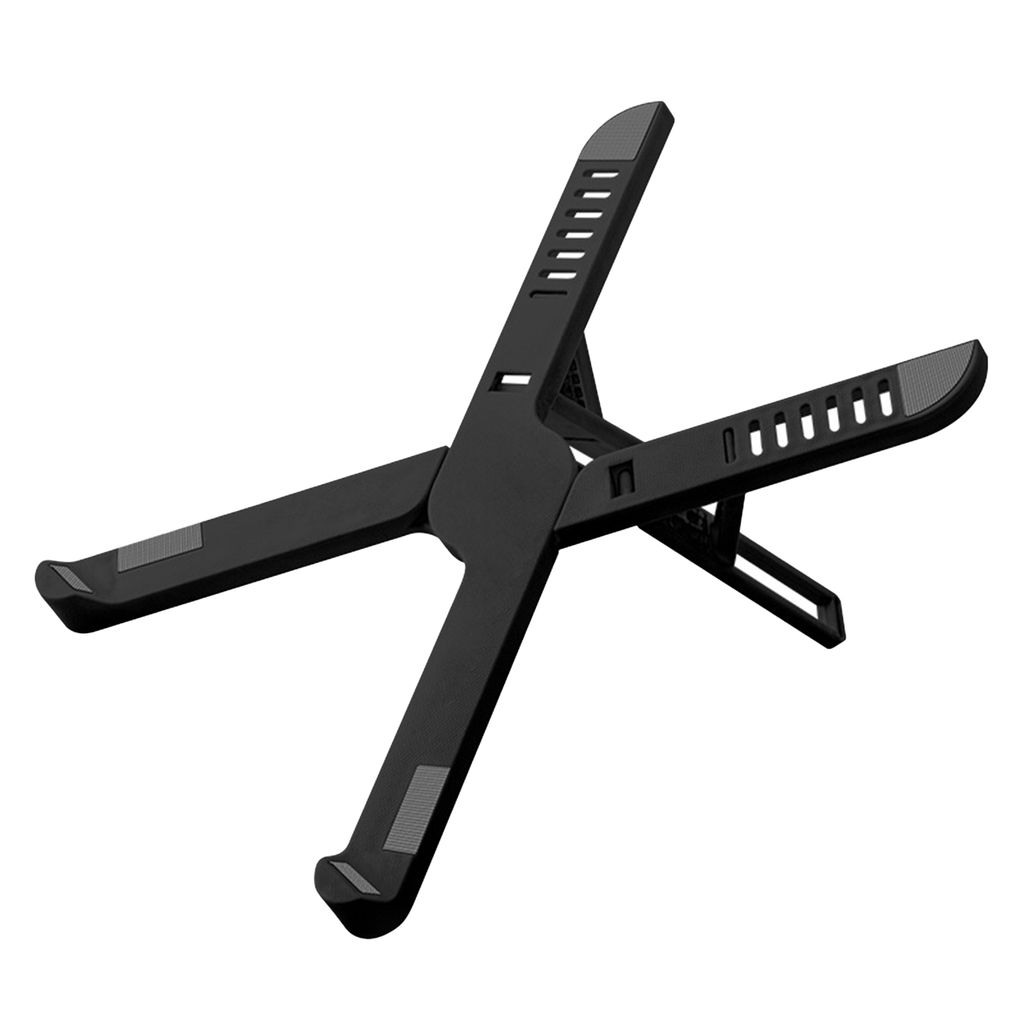 Laptop -Ständer starker Lagerkapazität Gute Härte faltbarer Schreibtisch Steady Laptop Holding Ständer für Büro-Schwarz