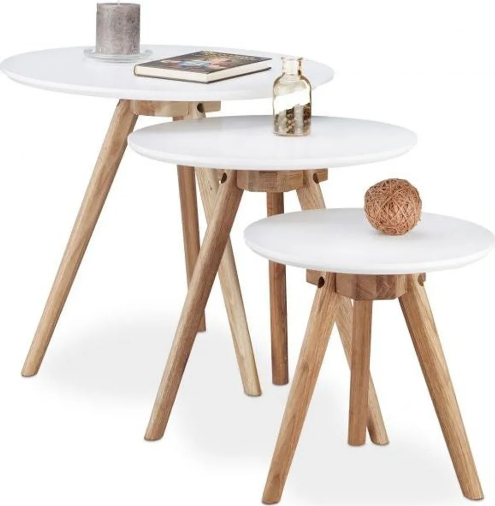 Table d'appoint en ensemble modulable - Finissez-en avec le manque de place