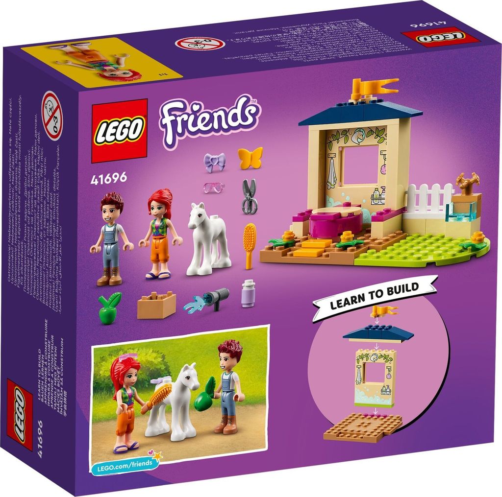 LEGO 41696 Friends Ponypflege, Pferdestall mit Pferd-Figur Produktbild 10