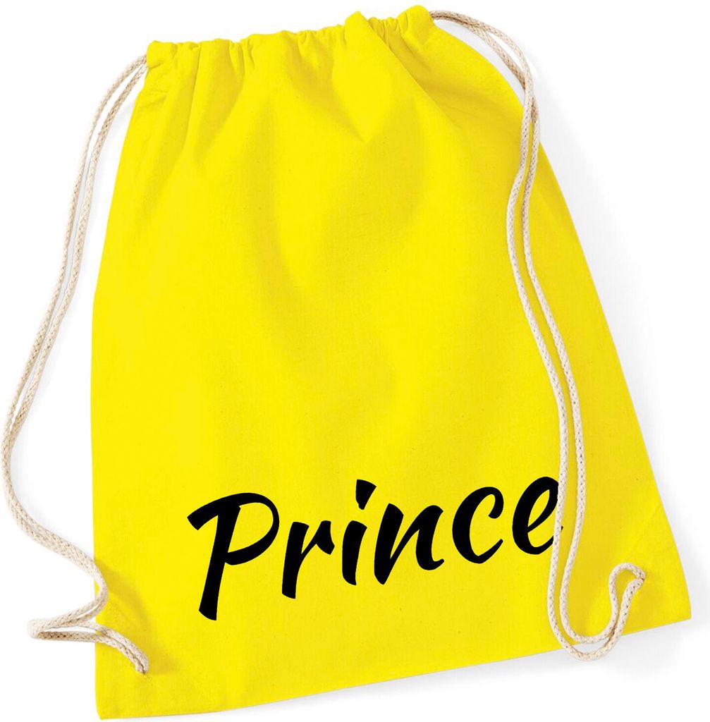 Huuraa Turnbeutel Prince Schriftzug 12 Liter Yellow Produktbild 