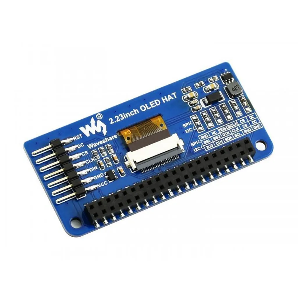 Module OLED 128x32 Haute Résolution 2.23 pouce HAT Raspberry Pi - 8