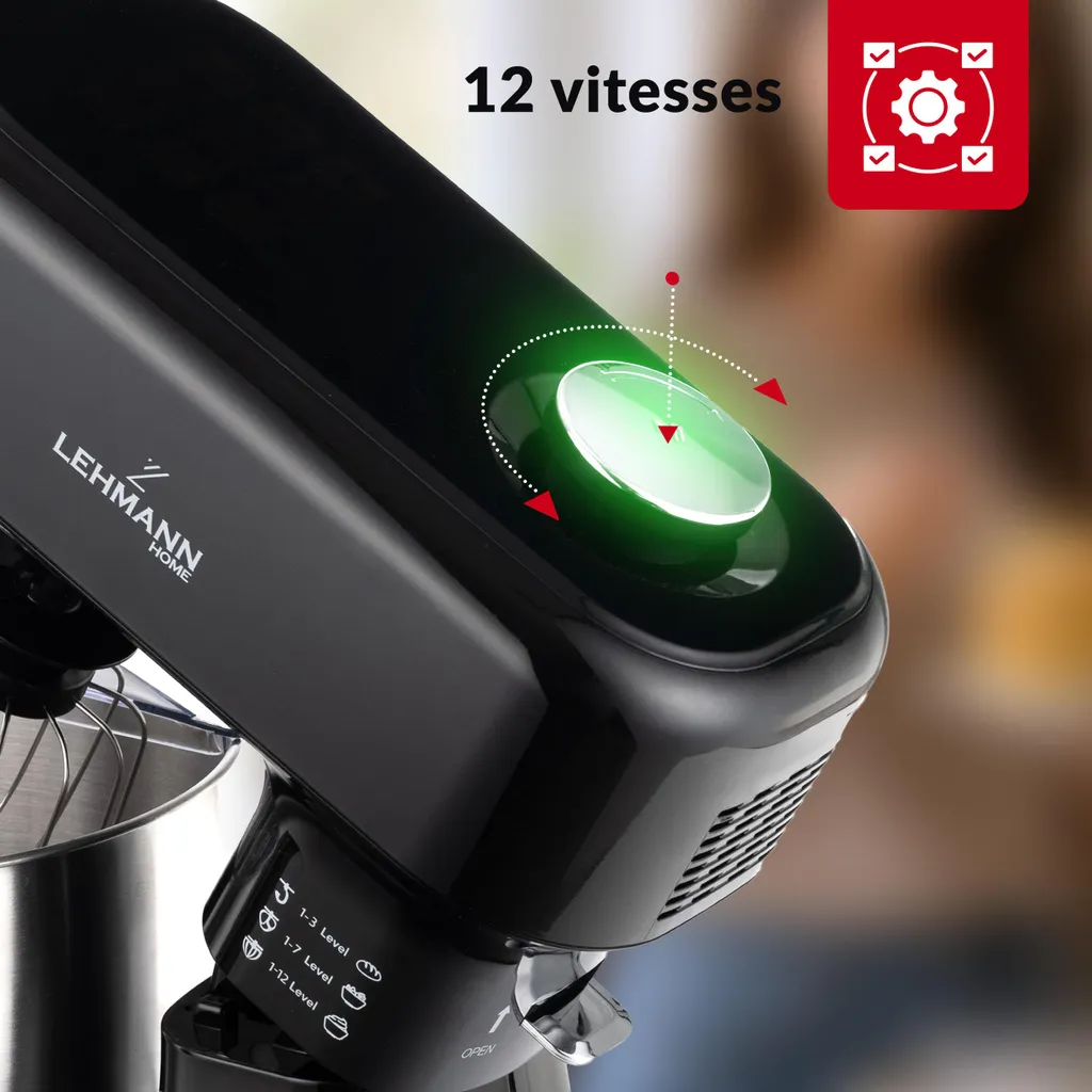 Robot Pâtissier Connecté Lehmann 1500W avec Balance et Écran Tactile - 5