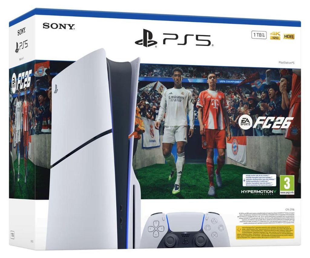 Sony PlayStation 5 Slim Disc Edition + EA Sports FC 26 Obrázek produktu 