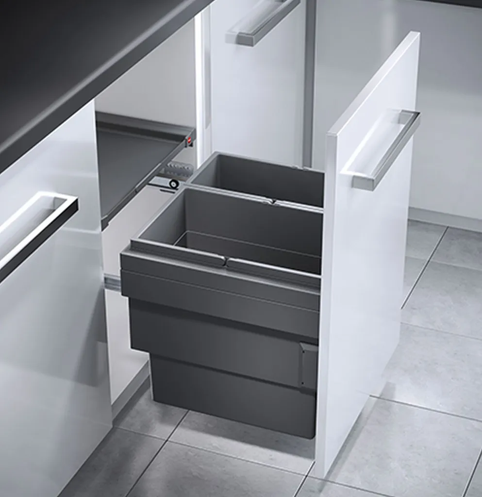 Finissez-en avec les odeurs : Poubelle de cuisine encastrable Hailo 50cm