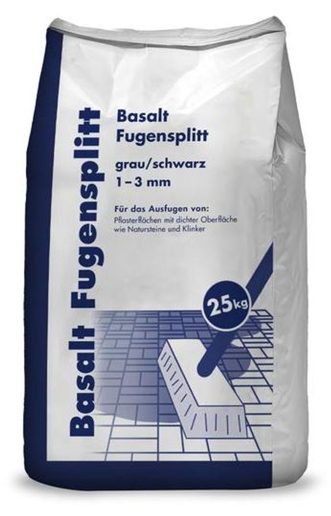 Basalt Fugensplitt 1-3 mm 25 kg Produktbild 