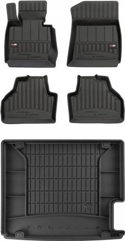 Tappetini 3D SET e tappetino per bagagliaio BMW X3 F25 2010-2017