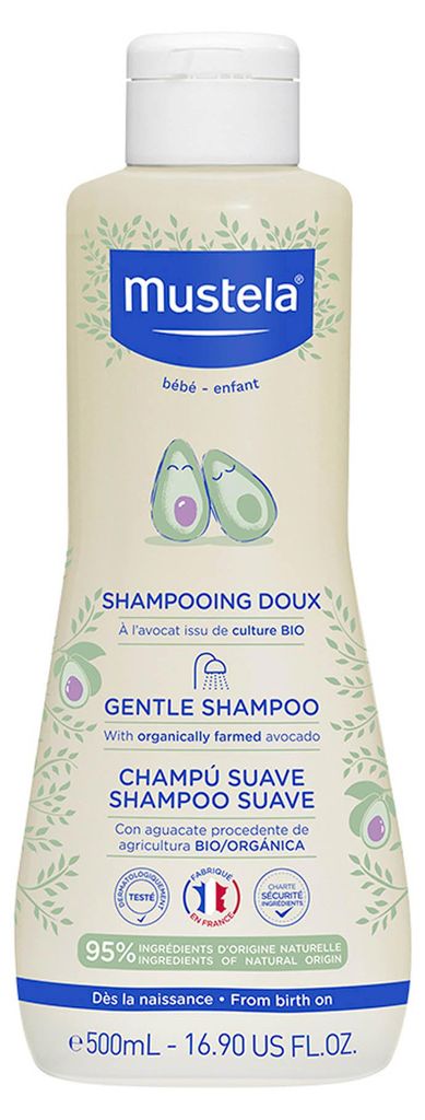 MUSTELA Mildes Kindershampoo mit Avocado-Perseose 500 ml Produktbild 