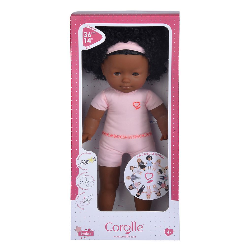 Corolle MaCorolle Pauline – 36 Cm Französische Weichkörperpuppe Mit Schlafaugen & Vanilleduft – Krauses Schwarzes Haar Zum Stylen – Viel Zubehör Erhältlich – Ideale Begleiterin Für Kleinkinder Corolle MaCorolle Pauline – 36 Cm Französische Weichkörperpuppe Mit Schlafaugen & Vanilleduft – Krauses Schwarzes Haar Zum Stylen – Viel Zubehör Erhältlich – Ideale Begleiterin Für Kleinkinder