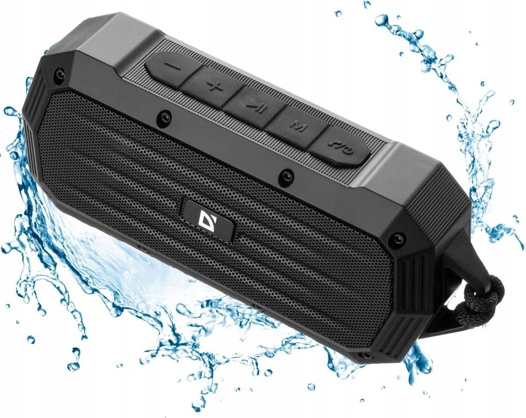 Tragbarer Bluetooth Lautsprecher Defender Octagon Ipx5 5W Tws Fm Usb Schwarz 10H