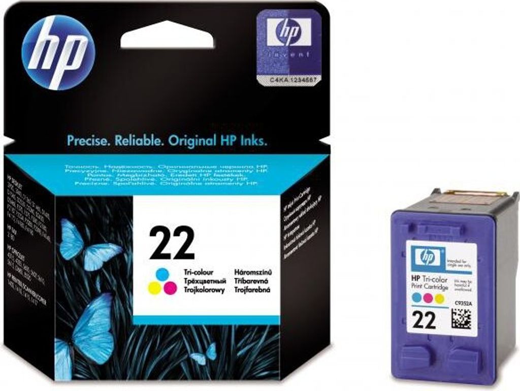 HP Tinte C9352AE 22 CMY Produktbild 