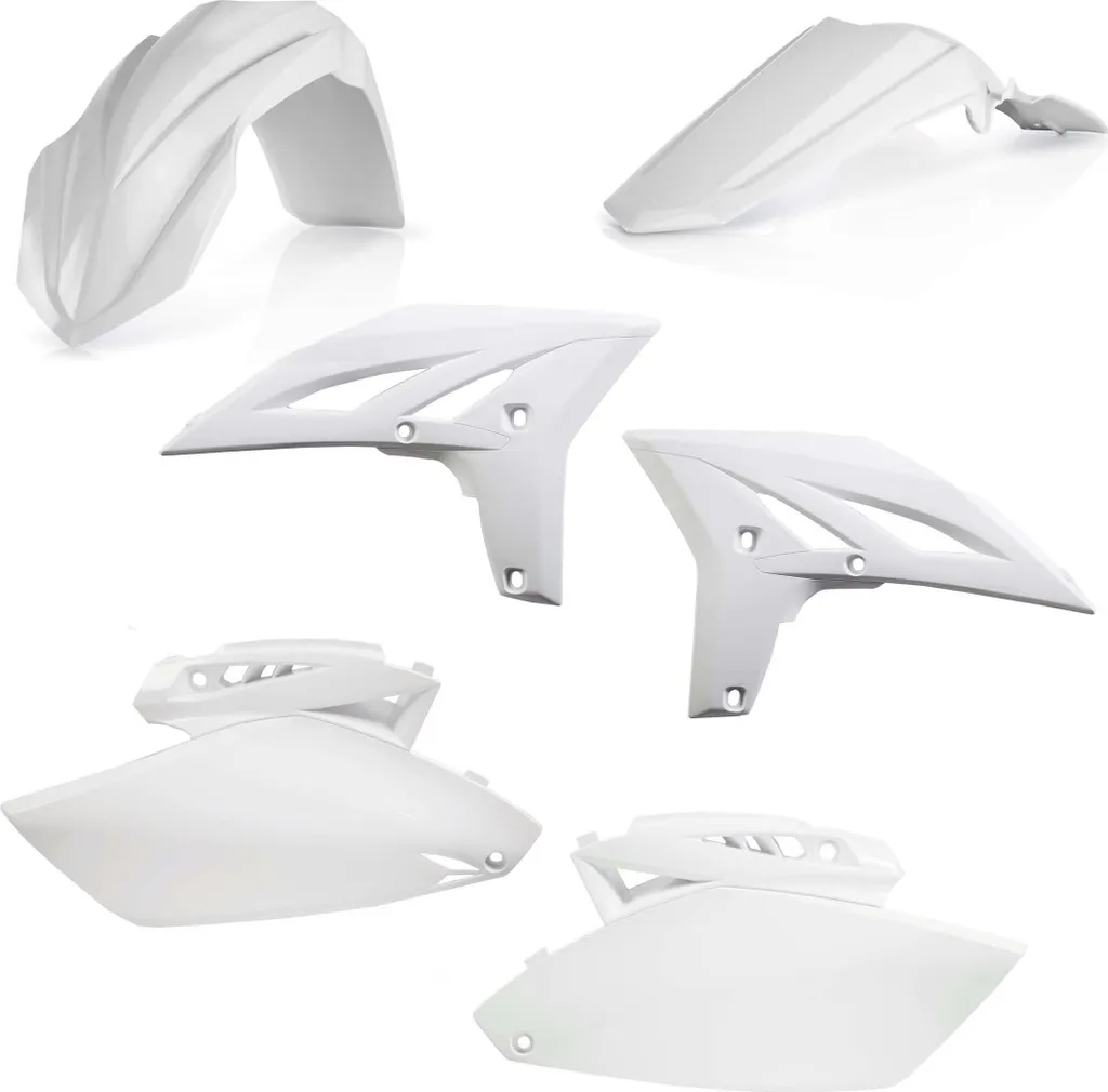 Kit plastique Acerbis blanc 6 pièces pour moto Yamaha YZ 250 F 2024