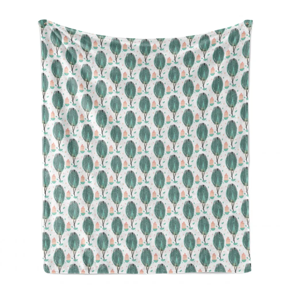 Coperta Pile Flanella ABAKUHAUS 125x175 cm - Plaid Geometrico Moderno