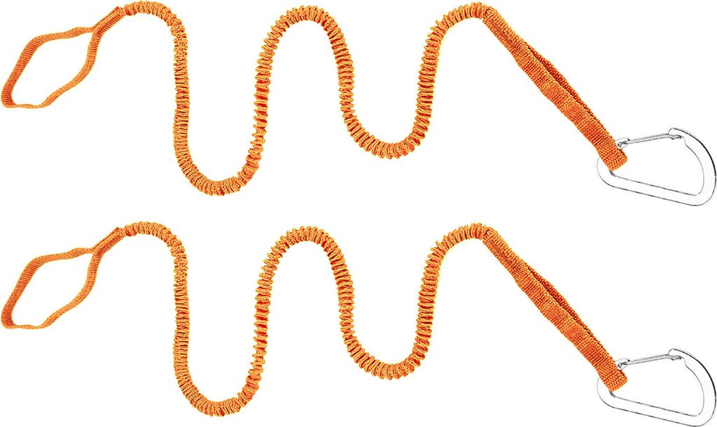 1/2/4 Stück Kajakpaddel-Leine, elastisches Bungee-Gurt-Lanyard-Seil, leichte Kajak-Ruten-Leine für Bootfahren, Angeln, Rafting, Kanufahren