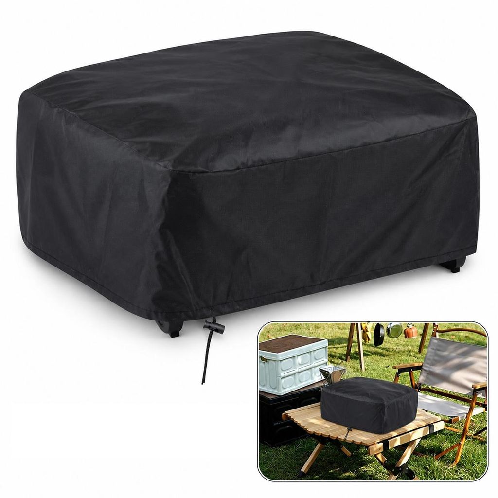 Grillabdeckung 55x55x27cm, wasserdichte Grill Schutzhaube Produktbild 