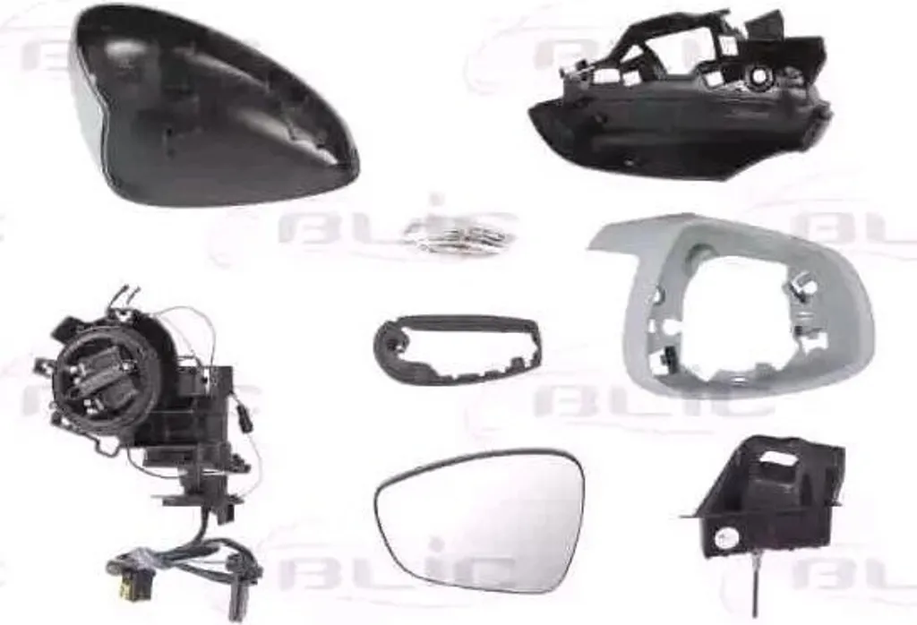 Rétroviseur gauche de remplacement pour Citroën C5 III (RD/RW) - Fixation OE