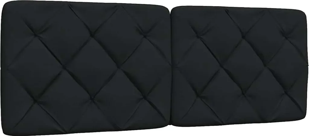 Testiera Letto Imbottita 140 cm Nera - Cuscino Tessuto Design Moderno