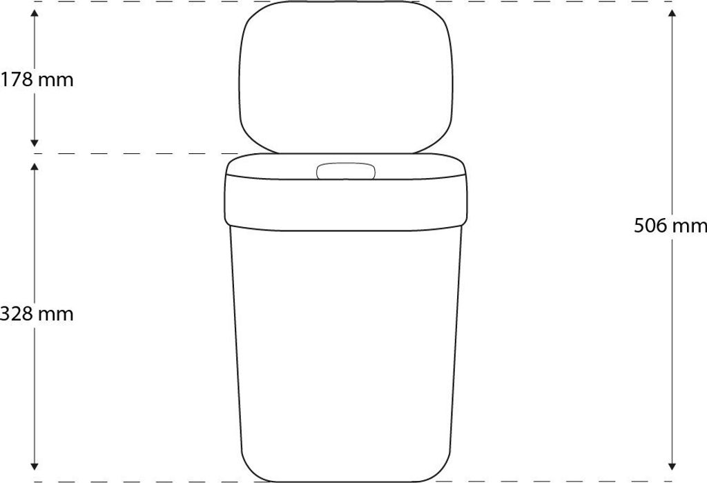 Recyklační koš Ready to Collect 10L 251949 šedá/modrá Keter Obrázek produktu 13