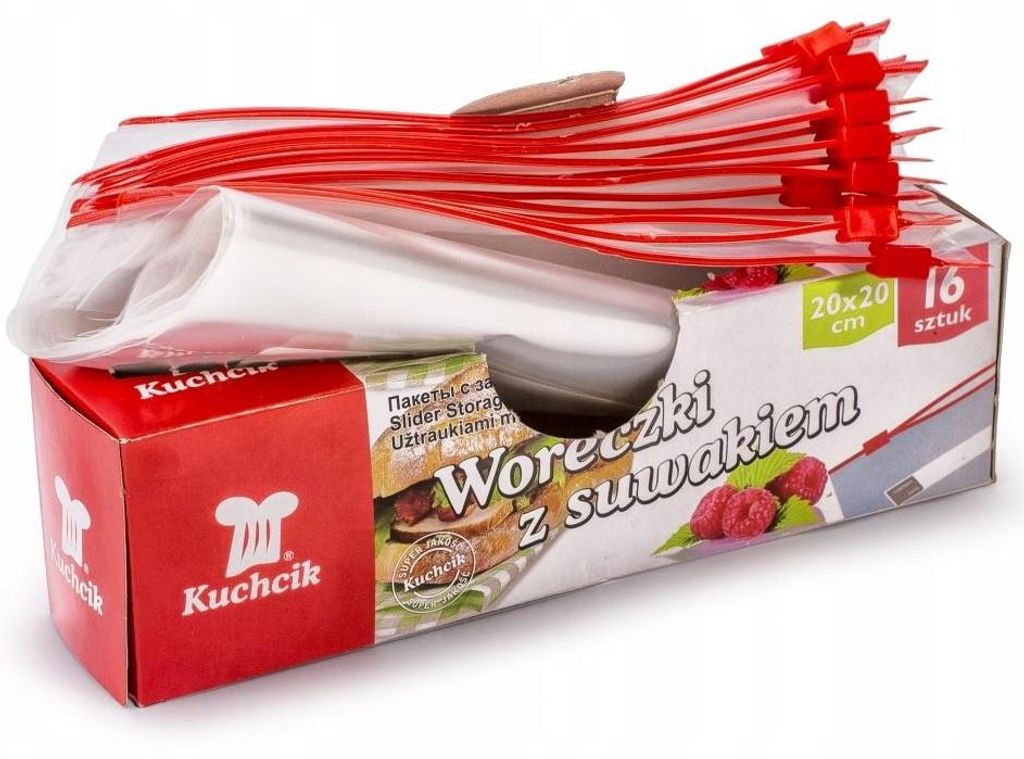 Pevné sáčky na zip 20 x 20 cm 16 kusů Kuchcik Obrázek produktu 