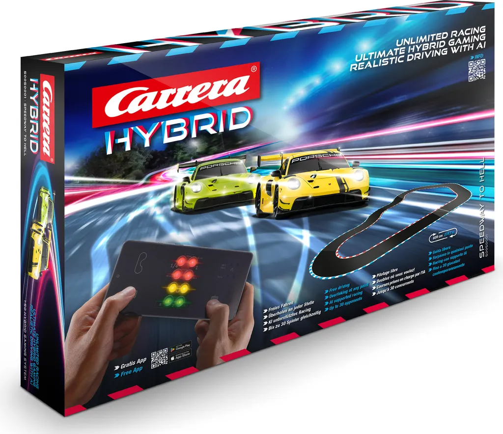Carrera Hybrid Green Hell Racing Set 50050001 Circuit de Course Pilotage