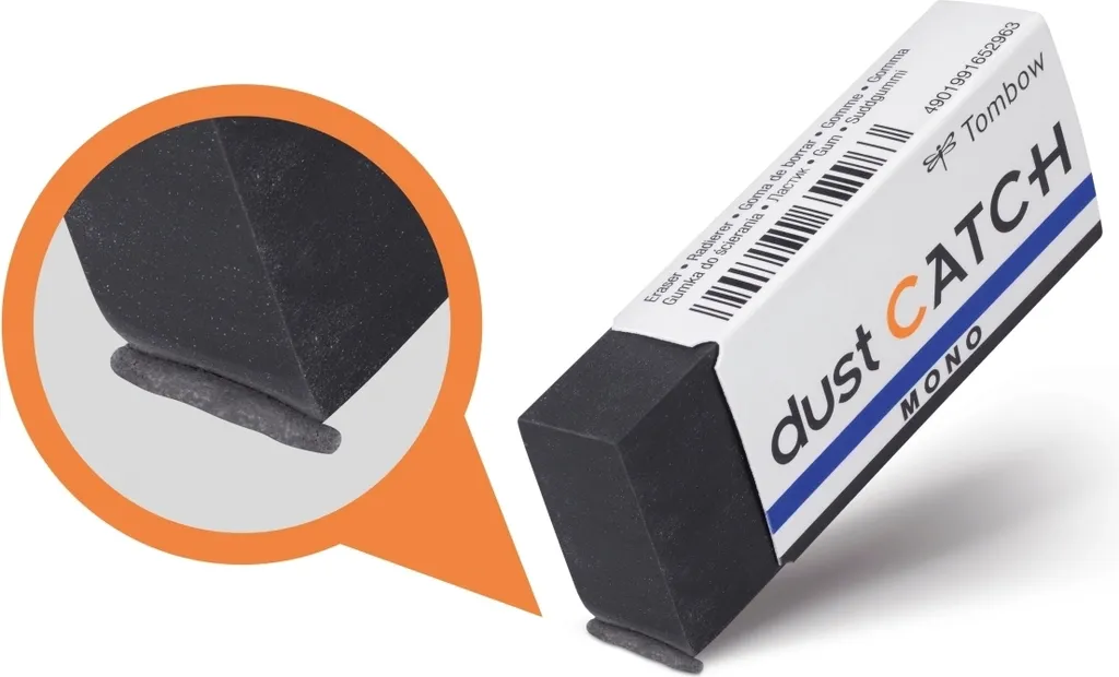 Gomme Professionnelle Tombow MONO EN-DC Dust Catch pour Bureau - Lot de 20