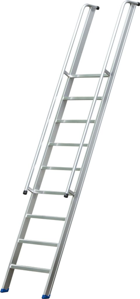 Profi Stufenleiter Mod. 222 mit 2 Handläufen - Stufenanzahl: 9, Länge: 3,52 m
