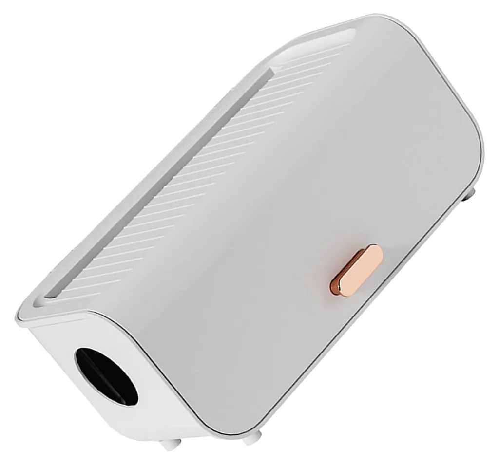Cache-câble design blanc et boîte de gestion de fils pour votre bureau