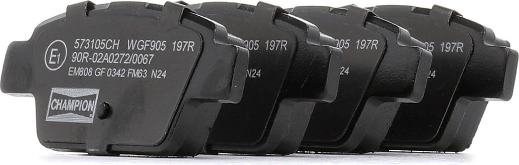 CHAMPION Bremsbeläge Satz Hinten Bremsklötze für FIAT BRAVO II (198) 573105CH