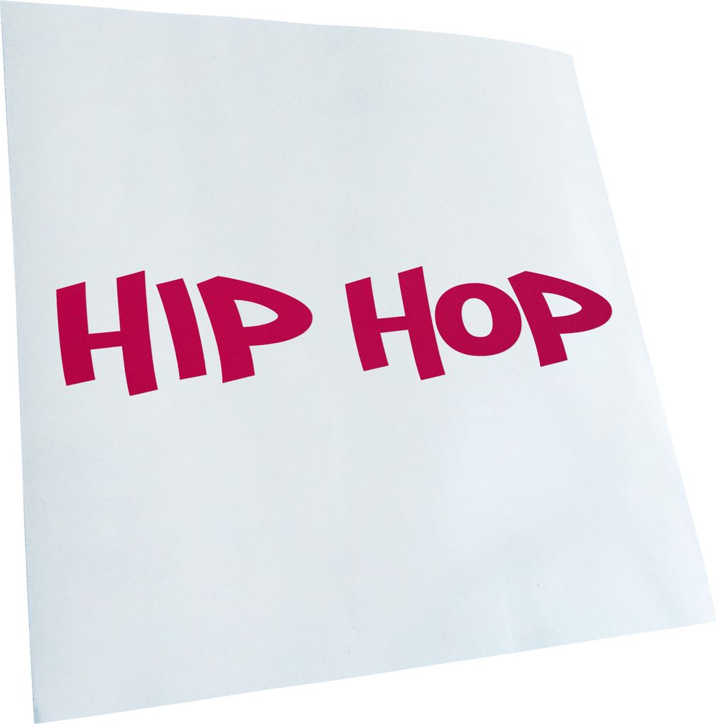 Kiwistar - Autoaufkleber - Hip Hop Musik Gangsta Style Rap Ghetto Heckscheibenaufkleber - Aufkleber für Auto Kfz Fahrrad, LKW, Truck Mofa