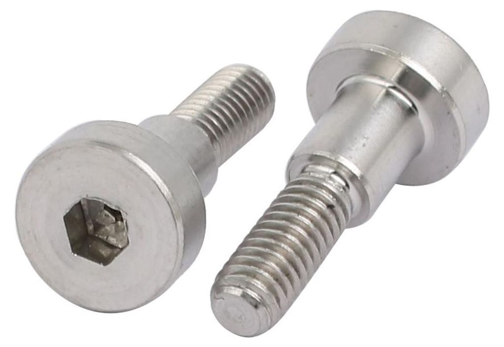 5Stk. 304 Edelstahl Schulter Bolzen 5mm Schulter Dmr 6mm L?nge M4 Gewinde de