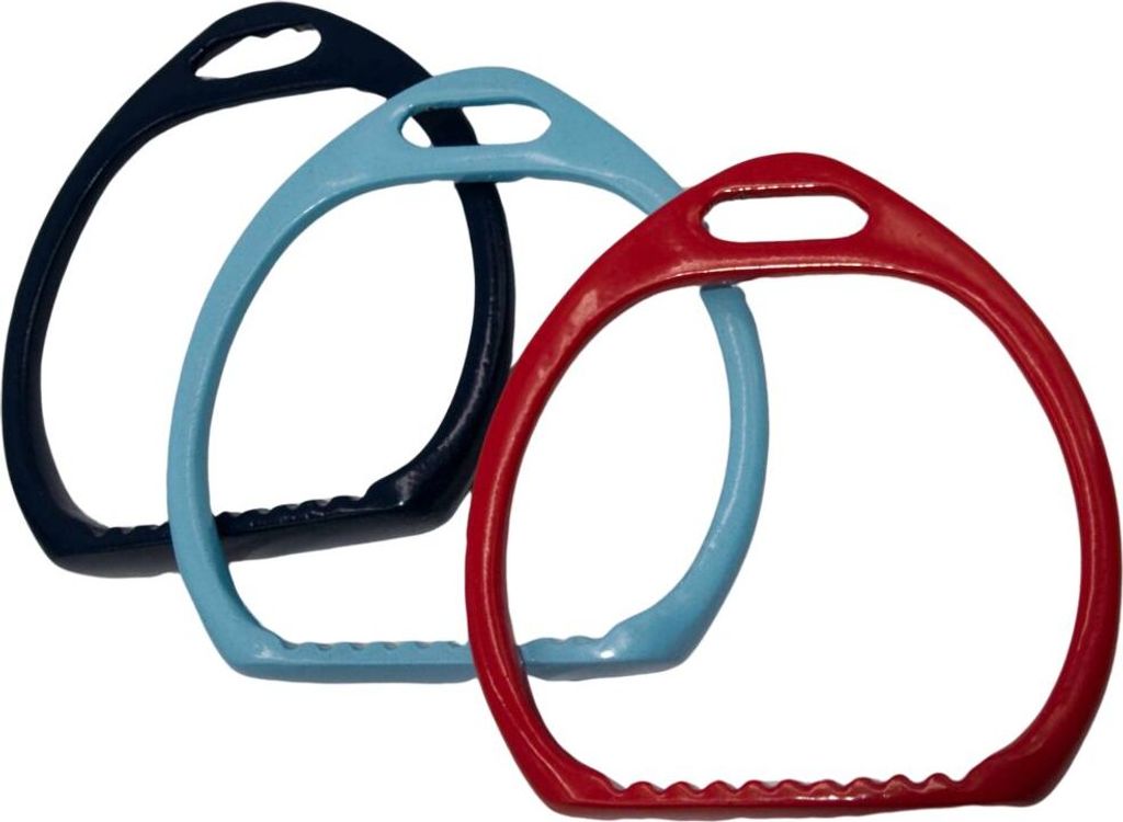 Steigbügel für Kinder aus Metall, Farbe:dunkelblau